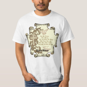 ローマ人への手紙 8章28節 Tシャツ