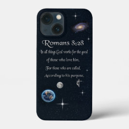 ローマ人への手紙 8:28 キリスト教の聖書の節 iPhone 13 MINIケース