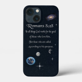 ローマ人への手紙 8:28 キリスト教の聖書の節 iPhone 13 MINIケース