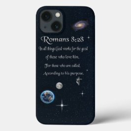 ローマ人への手紙 8:28 キリスト教聖書の詩 iPhone 13ケース
