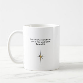 ローマ人への手紙 8:28 クリスチャンマグカップ|励ましのギフト コーヒーマグカップ