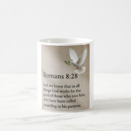 ローマ人への手紙 8:28 聖書の詩 コーヒーマグ コーヒーマグカップ