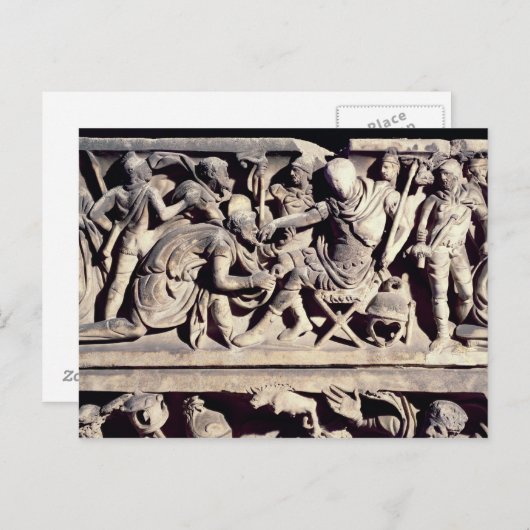 ローマ人への野蛮人服従 ポストカード (正面/裏面)