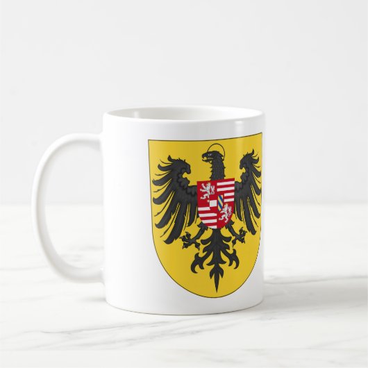 ローマ人コーヒーマグの王としてのヨセフ1世の武器 コーヒーマグカップ (左)