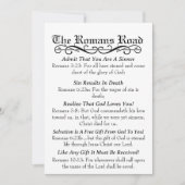 ローマ人ロードシンナーの祈りの言葉カード 招待状 (正面)