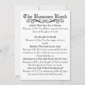 ローマ人ロードシンナーの祈りの言葉カード 案内状 (正面)