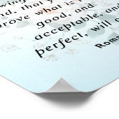 ローマ人ローマ12:2 ポスター (角)