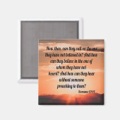 ローマ人10:14 マグネット (正面/裏面)