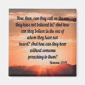 ローマ人10:14 マグネット (正面)