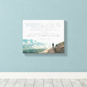 ローマ人10:14-15彼らは彼を呼び寄せる キャンバスプリント (インサイチュ (ウッドフロア))