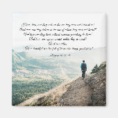 ローマ人10:14-15彼らは彼を呼び寄せる マグネット (正面)