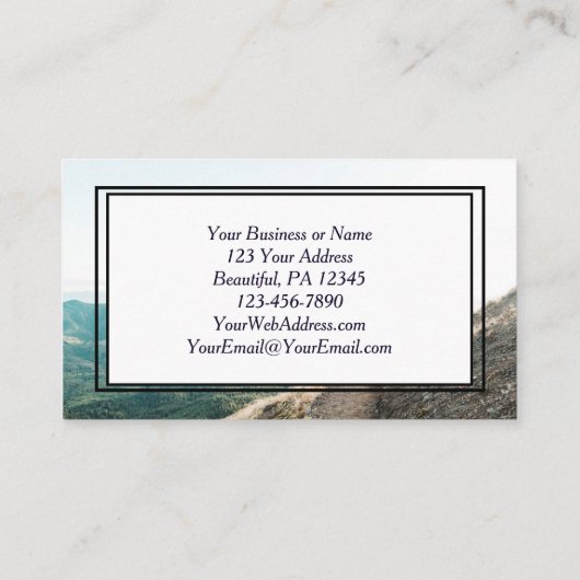 ローマ人10:14-15彼らは彼を呼び寄せる 名刺 (裏面)