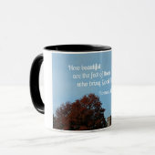 ローマ人10:15その足は美しい マグカップ (正面左)