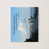 ローマ人10:15どのように美しい足は… ジグソーパズル (縦)