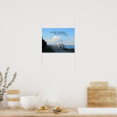 ローマ人10:15どのように美しい足は… ポスター (キッチン)