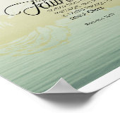 ローマ人10:17 – 信仰来の言葉を聞くことから ポスター (角)