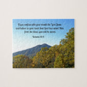 ローマ人10:9もし口で告白し… ジグソーパズル (横)