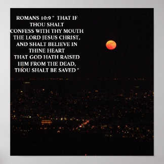 ローマ人10:9 ポスター