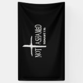 ローマ人116イエス・キリスト教徒を恥じない 横断幕 (縦)