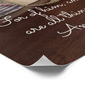 ローマ人11:36彼のために、彼を通して、彼を通して ポスター (角)