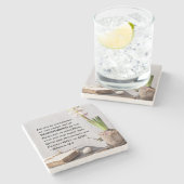 ローマ人12:2この世に従うな ストーンコースター (横)