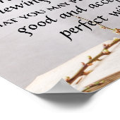 ローマ人12:2この世に従うな ポスター (角)