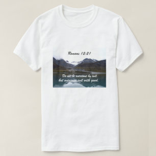 ローマ人12:21悪に打ち勝つな Tシャツ