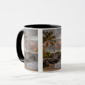 ローマ人12:21 KJV聖書の聖句Pic 2-Tone Mug マグカップ (正面左)