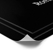 ローマ人15:13希望の神は喜びの平和を満たす ポスター (角)