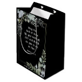 ローマ人15:13希望の神は喜びの平和を満たす ミディアムペーパーバッグ (裏面アングル)