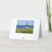 ローマ人15:13希望の神よ、灯台 カード (裏面)