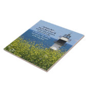 ローマ人15:13希望の神よ、灯台 タイル (側面)