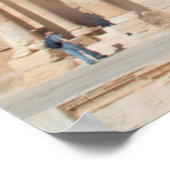 ローマ円形劇場のファサードおよびステージ ポスター (角)