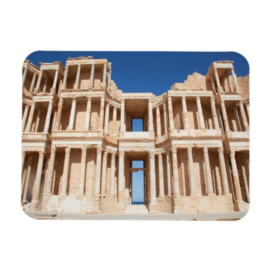 ローマ円形劇場のファサードおよびステージ マグネット (横)