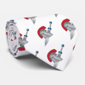 ローマ剣闘士ヘルメット及び剣 ネクタイ (ロール)