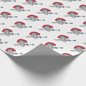 ローマ剣闘士ヘルメット及び剣 ラッピングペーパー (角)