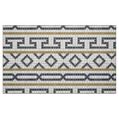 ローマ動機モザイク幾何学模様 ファブリック (ファットクォーター)