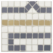 ローマ動機モザイク幾何学模様 ファブリック (クローズアップ)