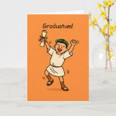ローマ卒業コレクション: “Graduatum!” カード (黄色い花)