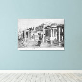 ローマ古代フォーラム キャンバスプリント (インサイチュ (ウッドフロア))