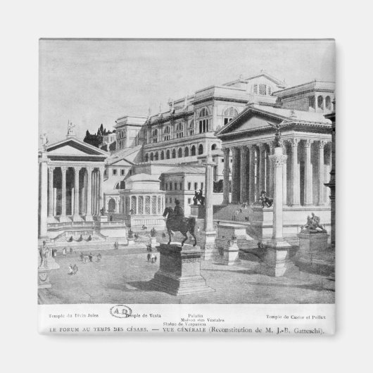 ローマ古代フォーラム マグネット (正面)