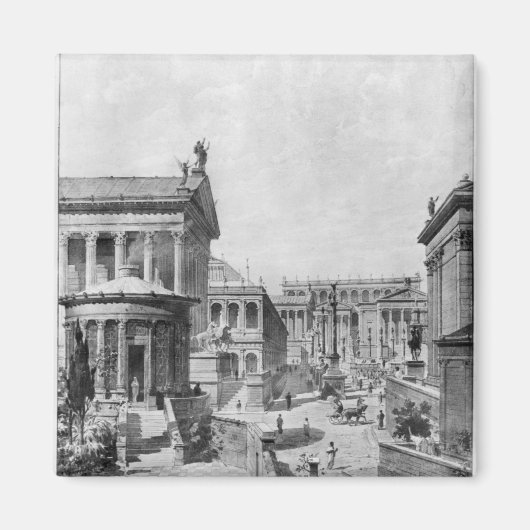 ローマ古代フォーラム, 1914 マグネット (正面)
