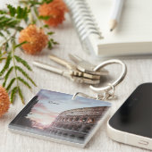 ローマ古建築サンセットシティスケープ キーホルダー (正面右)