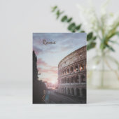 ローマ古建築サンセットシティスケープ シーズンポストカード (スタンド正面)