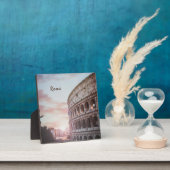 ローマ古建築サンセットシティスケープ フォトプラーク (インサイチュ)