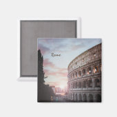 ローマ古建築サンセットシティスケープ マグネット (正面/裏面)