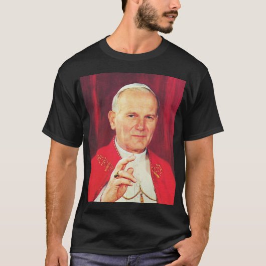 ローマ司教ジョン・ポールII Tシャツ (正面)
