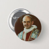 ローマ司教 聖パウロ六世 缶バッジ (正面&裏面)