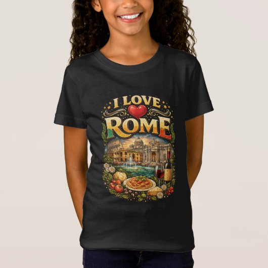 ローマ大好き Tシャツ (正面)