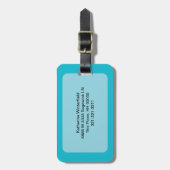 ローマ大聖堂抽象芸術アート ラゲッジタグ (正面縦)